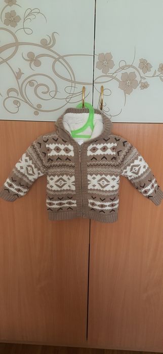 Кофточка тёплая 86 см