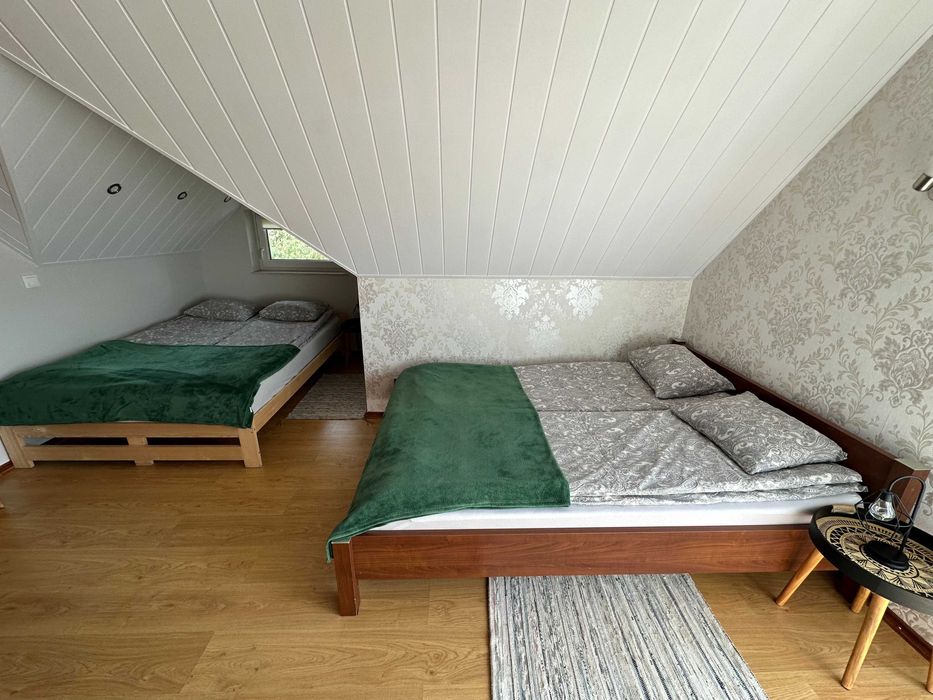 Domek na Kaszubach Wczasy Zdunowice , balia z jacuzzi+sauna
