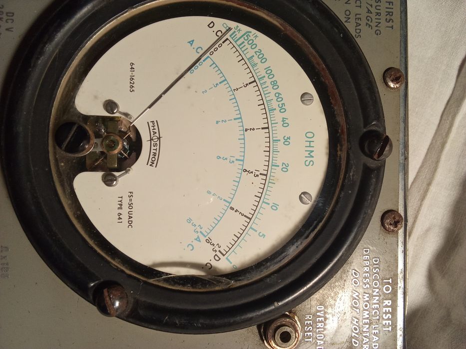 Miernik omomierz USA stary