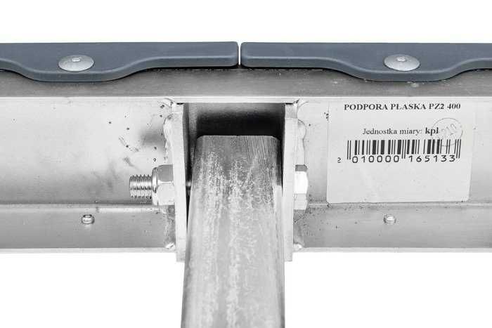 Podpora boczna podłodziowa na słupku 40cm. kolor szary