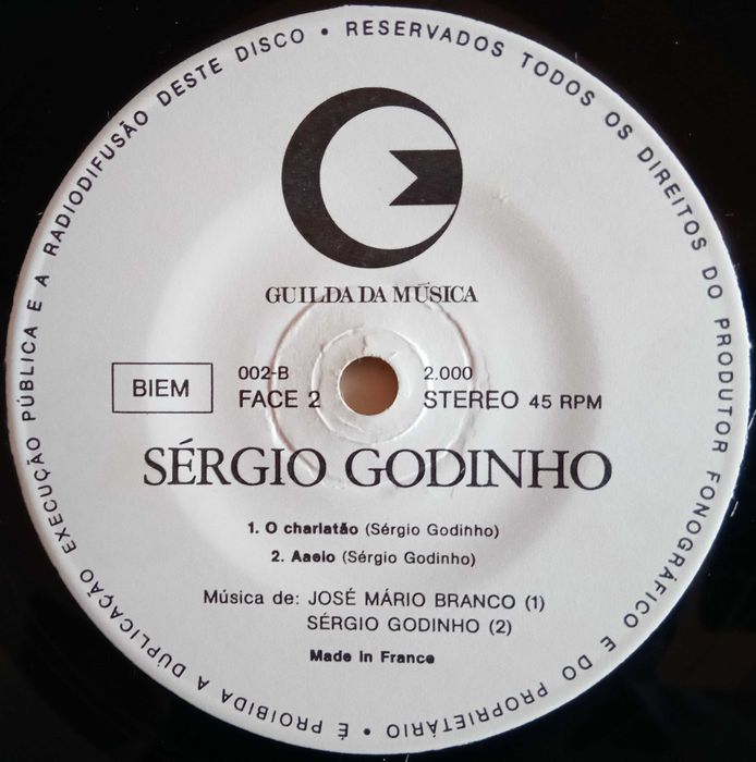 Sérgio Godinho	- - - - -	Romance de Um Dia na Estrada	- - - - -	EP