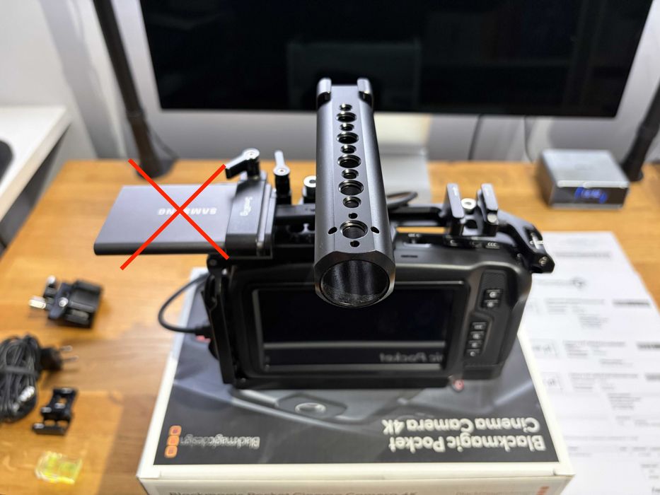 Zestaw Kamera BPCC 4K + klatka i uchwyty Smallrig + pilot Bluetooth - FAKTURA VAT