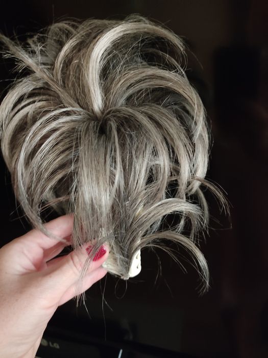 Шиньон на крабе,короткий