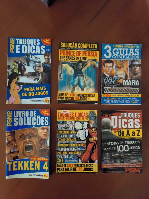 Envio grátis - Livretos de Truques e dicas de videojogos