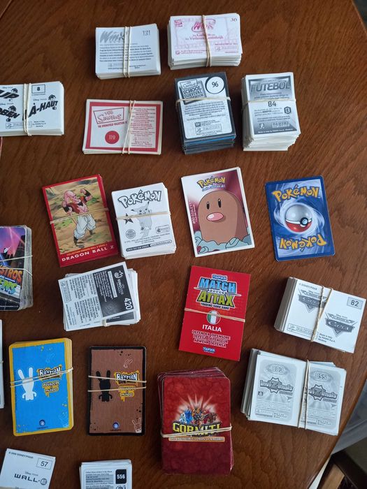 Vendo cromos avulsos de diversas colecções