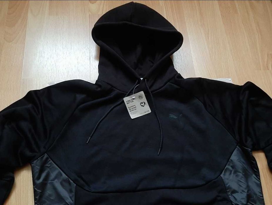 Худи Puma PumaTECH Hoodie FL р. S-M (укр 46-50) на флисе оригинал