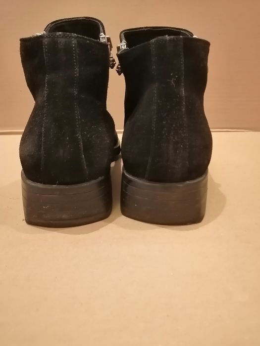 Черевики сапоги чоловічі мужские "Maros" Италія р. 43, замша,чорні