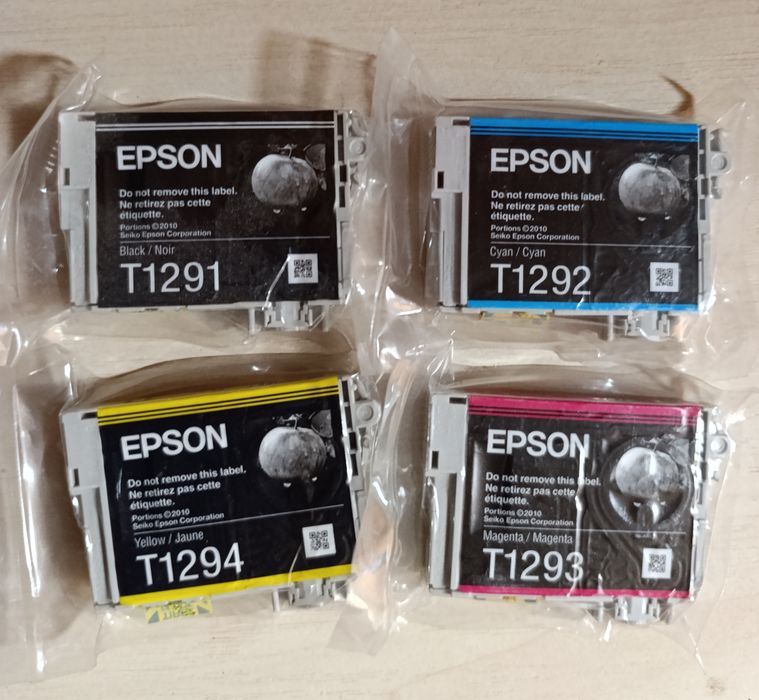 Картриджі Epson T1291, T1292,T1293, T1294