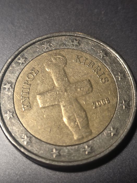 Moeda de 2€ Chipre. 2008