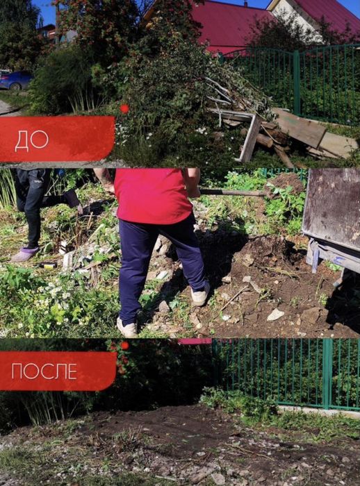 Расчистка участков / Уборка участков / Спил деревьев/Вывоз веток