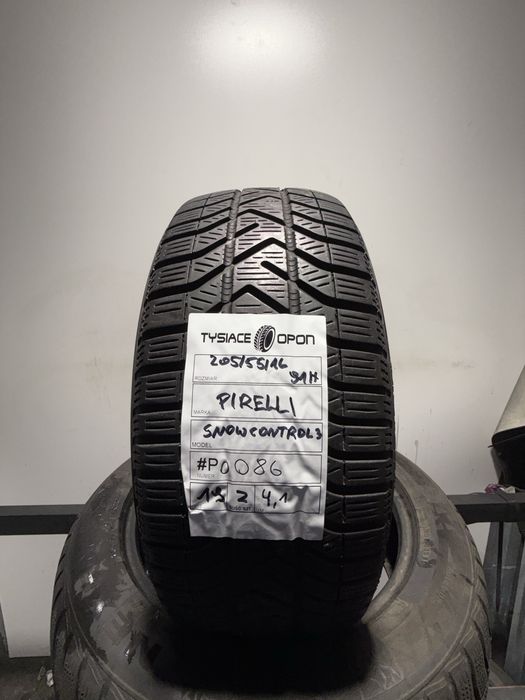 Opona zimowa 205/55/16 91H pirelli snowcontroll3 5mm #P0086