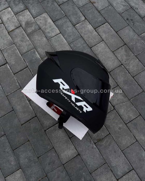 Мотошолом інтеграл RXR чорний мото шлем интеграл мотошлем закрытый