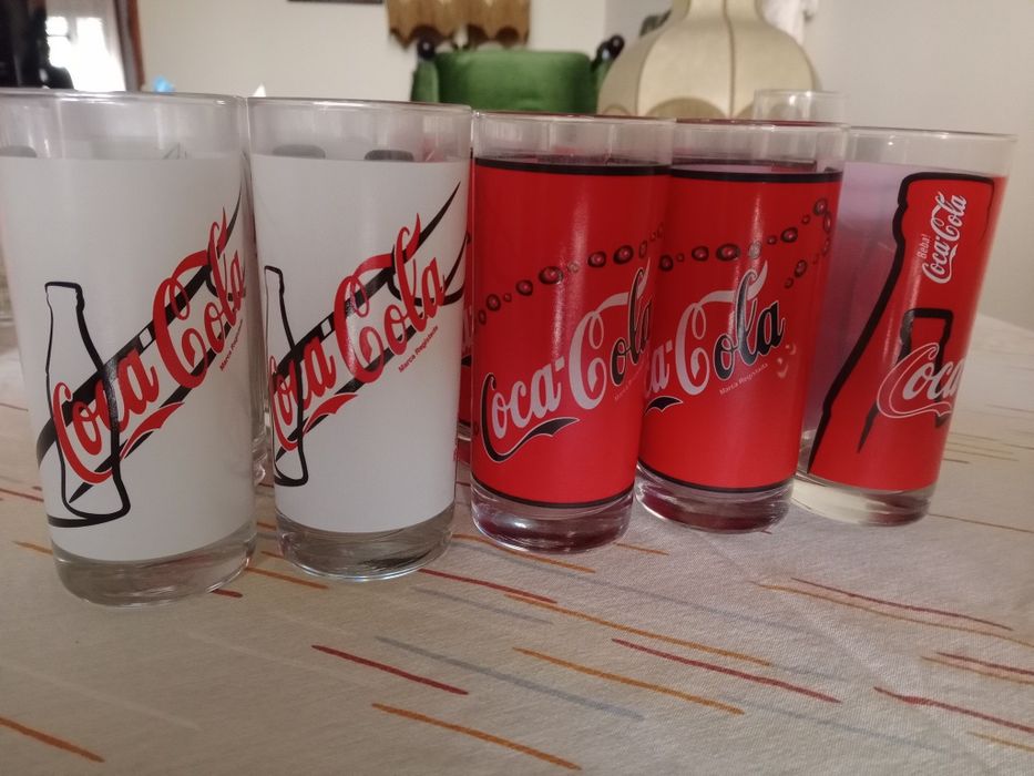 Conjunto de copos Coca-Cola