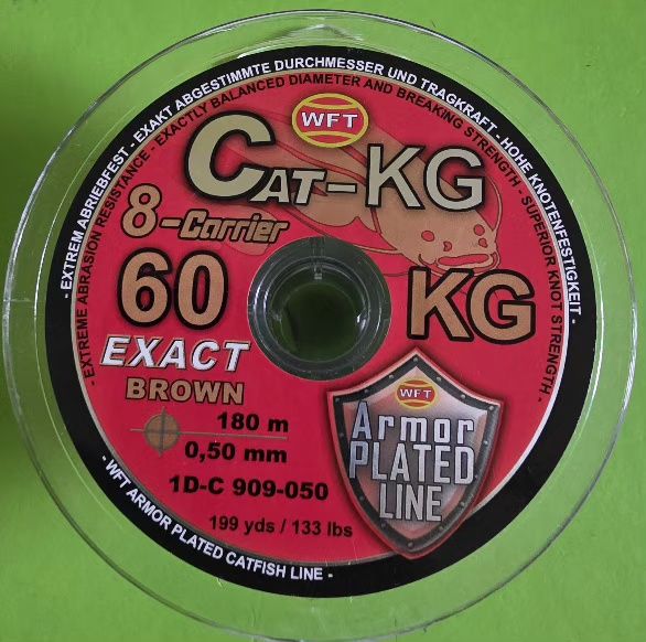 Plecionka WFT Cat KG Exact  0,50mm 60kg 180m 8x Sum
