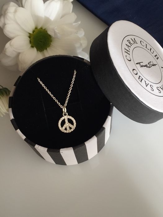 Срібна цепочка Thomas Sabo Charm, Peace