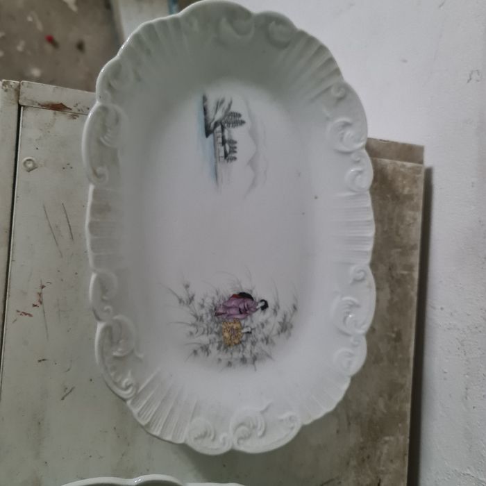 Conjunto de  travessas e prato vista alegre EMA