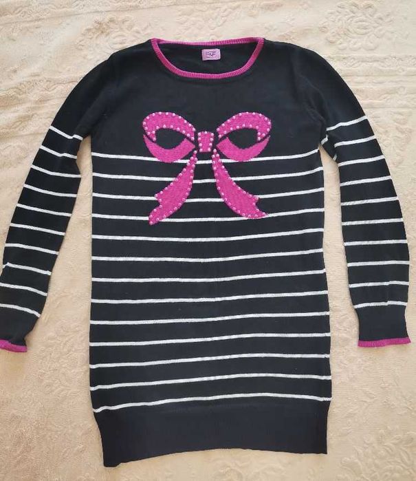 Красива в`язана сукня-туніка F&F на 7-9 років