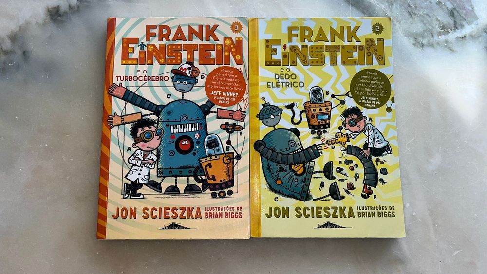 Livros Coleção “Frank Einstein” juvenil