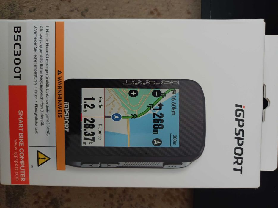 Licznik rowerowy IGPSPORT BSC300T dotyk 32GB + uchwyt Nowy