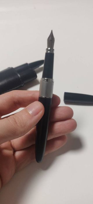 Conjunto de Esferográfica e caneta de tinteiro / fountain pen - NOVO