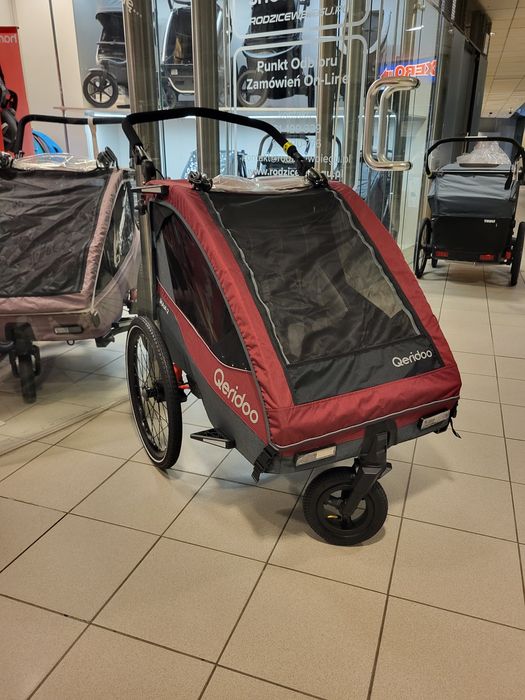 Qeridoo Skaja 2 podwójna przyczepka rowerowa