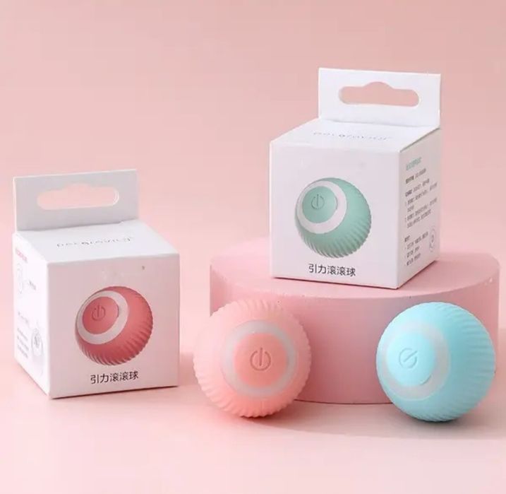 Інтерактивна іграшка м'яч для котів 4,3см Смарт іграшка