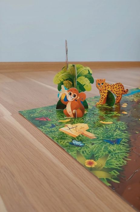 Puzzle 3D! W sercu dżungli