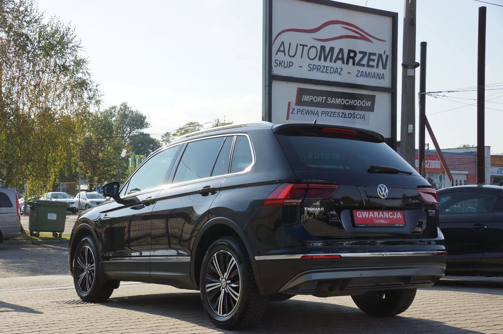 Volkswagen Tiguan 2.0 TDI CR 190 KM, 4x4, DSG, Kamera, Full LED, Webasto, Hak, GWARANCJA