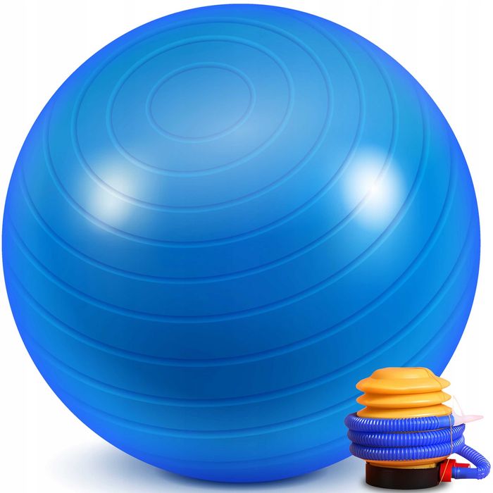 NOWA Piłka Fitness 65cm z Pompką – Idealna do Ćwiczeń w Domu