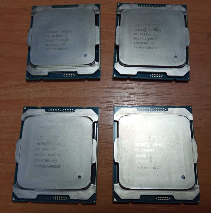 процессор Intel xeon E5-2690v4, E5-2643V4, E5-2643V3, i7 7700k