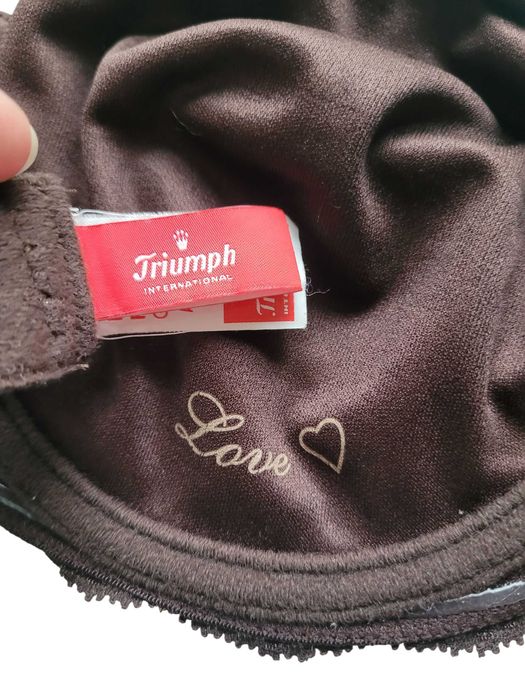 Brązowy stanik biustonosz 85B Triumph bielizna damska