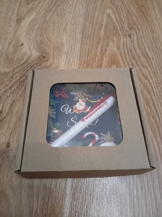 Świąteczny długopis i breloczek z Mikołajem Mikołaj,  nowe, nie używan