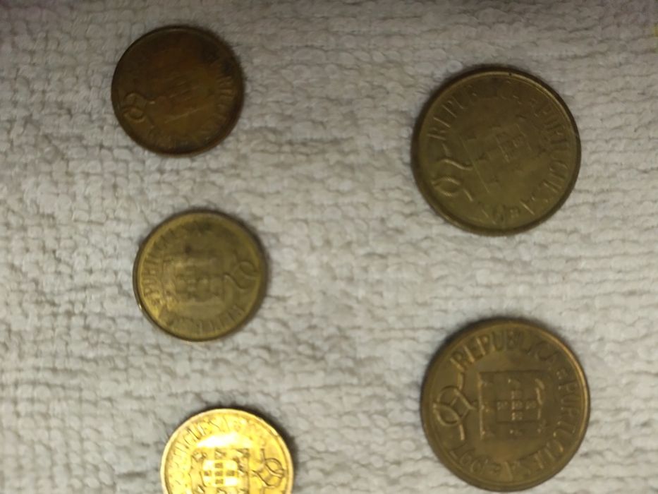 10 moedas de escudo Portugal