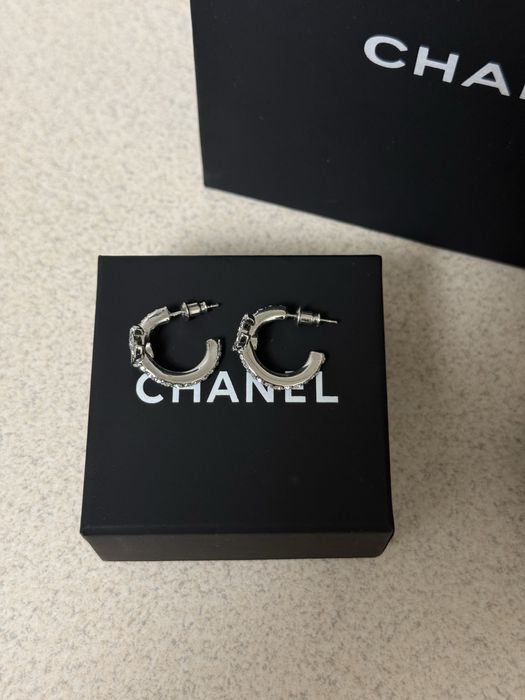 Сережки Chanel оригінал