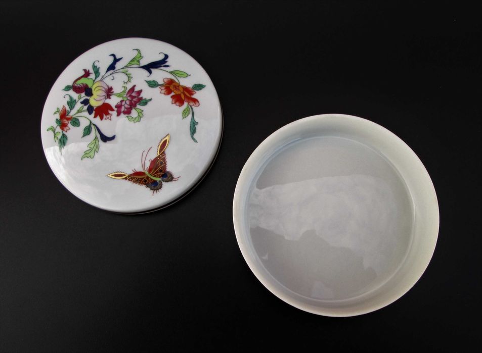 VISTA ALEGRE Antiga Caixa Regaleira em Porcelana coleção SAMATRA