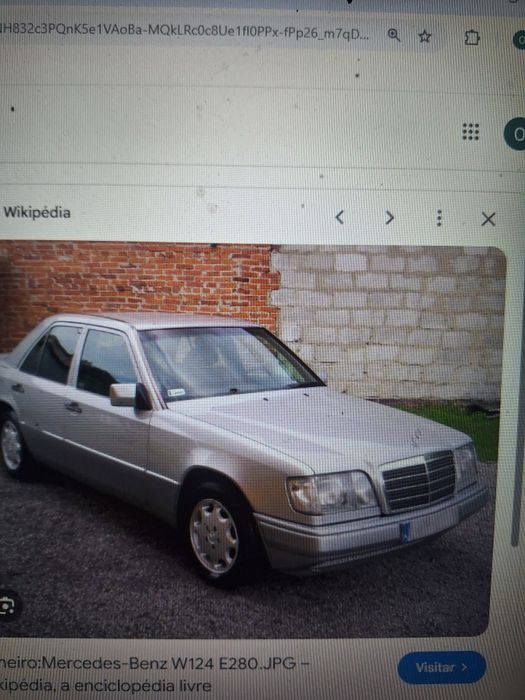 Capô mereces w124, segunda geração
