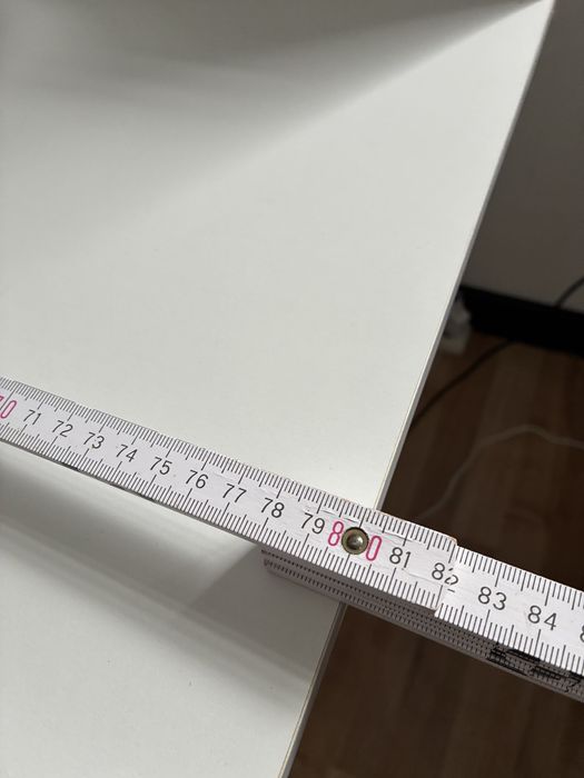 Toaletka z lustrem 80x40 cm