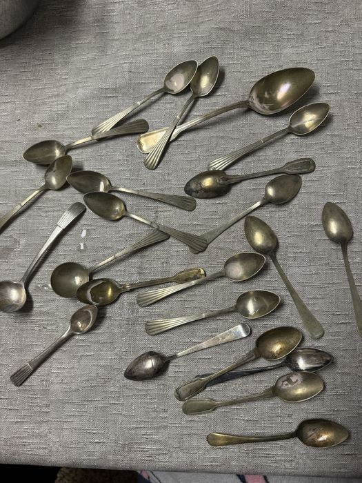 Colheres Alpaca prata alemã