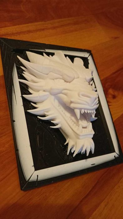 Obraz 3d Smok do ćwiczeń malowania PLA+