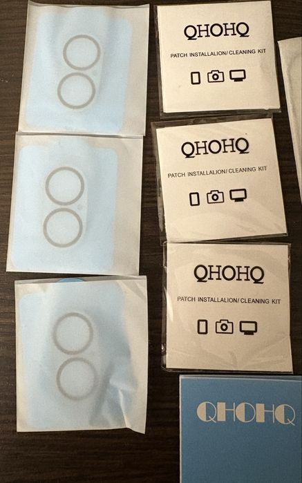 захисне скло 3+3 для екрана та камери QHOHQ для iPhone 16