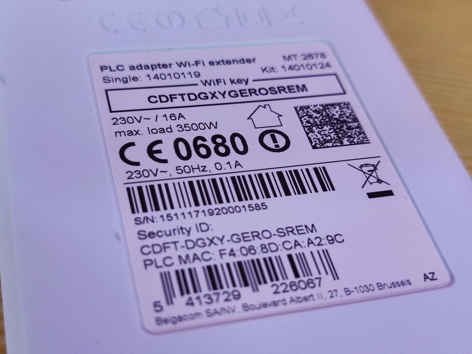 AV500 Wi-Fi Proximus PLC Adaptador Devolo