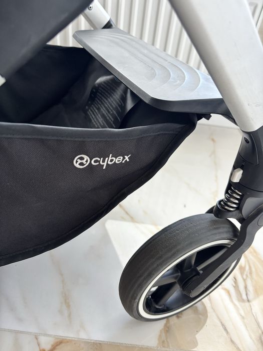 Cybex Balios S Lux SLV Deep Black (люлька, прогулка, автокрісло)