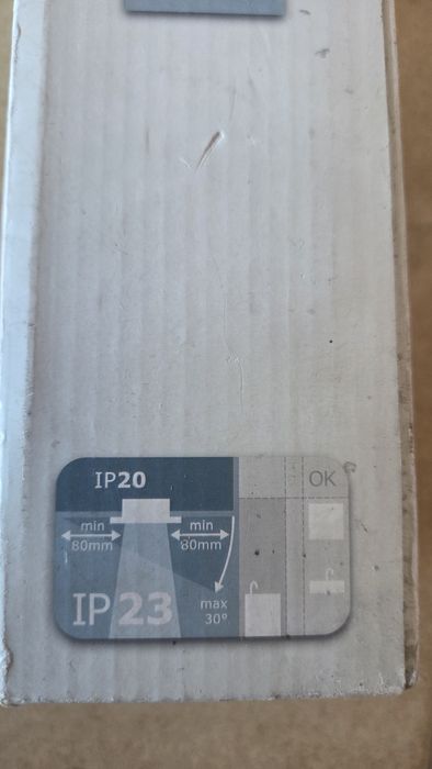 Lampki Gu10 nowe szczotkowany INOX 3x mini 3x standard