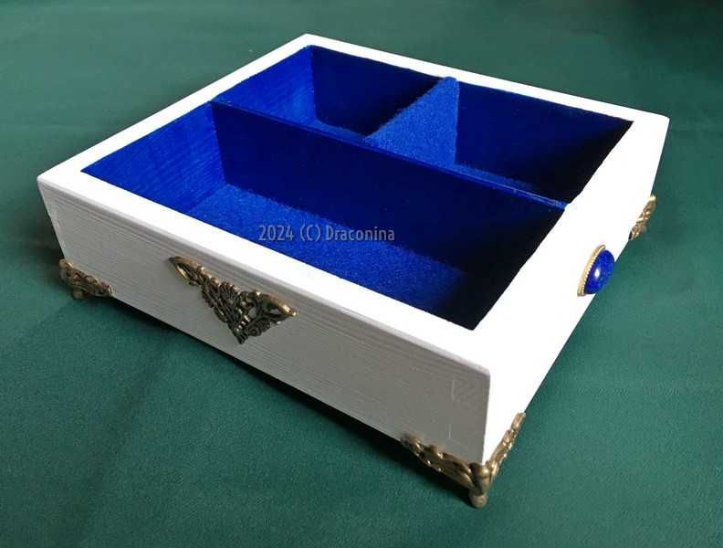 Organizer na różne małe rzeczy karty tarot lapis lazuli rękodzieło