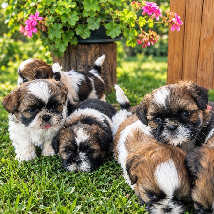 Szczeniak rasy Shih-tzu RODOWÓD Gręzówka-Kolonia • OLX.pl