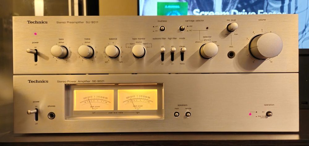 Technics SU 9011 oraz SE 9021 końcówka i przedwzmacniacz