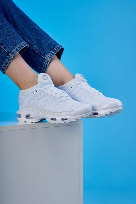 Кросівки Кроссовки Nike Air Max TN Full White Білий Белый Кросовки повсякденні