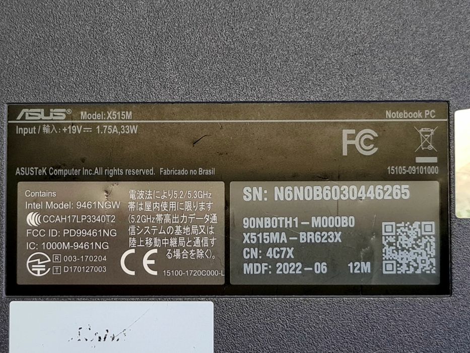 Portátil ASUS X515MA