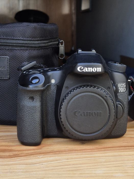 Conjunto Canon EOS 70D + Lentes + Extras