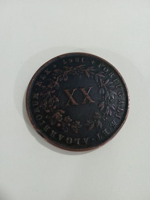 Moeda de xx vinte reis